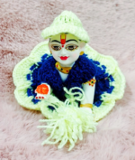 Blue Light Green Laddu Gopal Woolen Dress