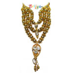 Elegant Golden Pearl Beads Laddu Gopal Mala
