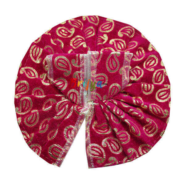 Pink-Printed-Velvet-Lace-Bal-Gopal-Poshak-Dress