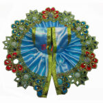 Beautiful-SkyBlue-Simar-Glass-Work-Bal-Krishna-Dress-Poshak