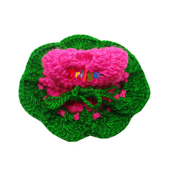 Pink-Green-Laddu-Gopal-Woolen-Dress-Poshak