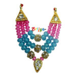 Pink SkyBlue Pearl Stone Laddu Gopal Mala