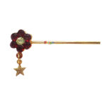 Beautiful Red Flower Style Krishna Bansuri