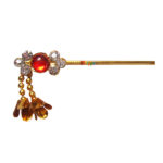 Red White Stone Krishna Bansuri 