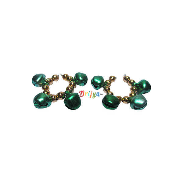 KK7-Beautiful Green Ghungroo Krishna Bangle