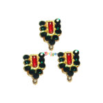 KST4-G Set Of Three Green Stone Krishnaji Tilak