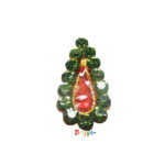 Parrot Green Stone Work Krishna Thakorji Tilak