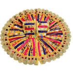 GD22-Y Gujrati Multi Yellow Sitara Work Laddu Gopal Dress