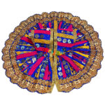 GD24-B Gujrati Multi Blue Sitara Work Bal Gopal Poshak