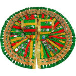 GD24-G Gujrati Multi Green Sitara Work Bal Gopal Poshak