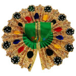 Green Heavy Multi Jari Stone Lace Work Gopal Ji Dress