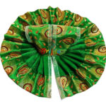 Beautiful Green Oil Paint Laddu Gopal Dress