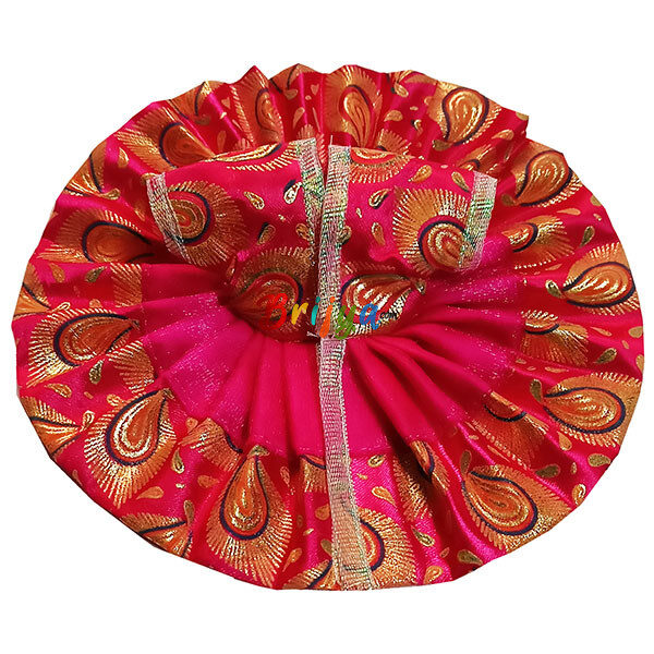 GD30-M Beautiful Magenta Oil Paint Laddu Gopal Dress