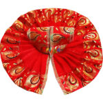 Beautiful Red Oil Paint Laddu Gopal Dress