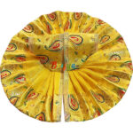 Beautiful Yellow Oil Paint Laddu Gopal Dress