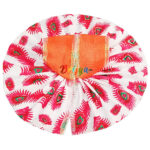 Red White Mix Cotton Laddu Gopal Dress