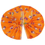 Orange Tedywear Cotton Print Laddu Gopal Dress