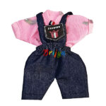 Laddu Gopal Ji Pink Dungaree Set