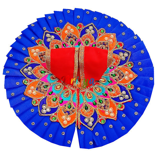 GD40-B Belu Resham Stone Work Laddu Gopal JI ki Dress