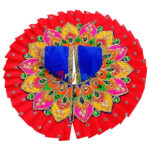 Red Resham Stone Work Laddu Gopal JI ki Dress