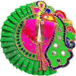 GD41-M Magenta Peacock Design Laddu Gopal ji Dress