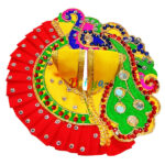 Yellow Peacock Design Laddu Gopal ji Dress