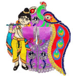 Kahna ji With Peacock Design Purple Poshak