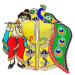 Kahna ji With Peacock Design Yellow Poshak