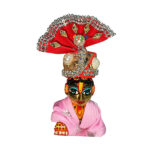 White Pearl Laddu Gopal Red Pugree 