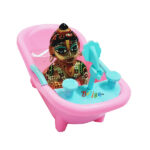 Beautiful Plastic Sky Blue Bath tub For Laddu Gopal Ji (4-8 No.)