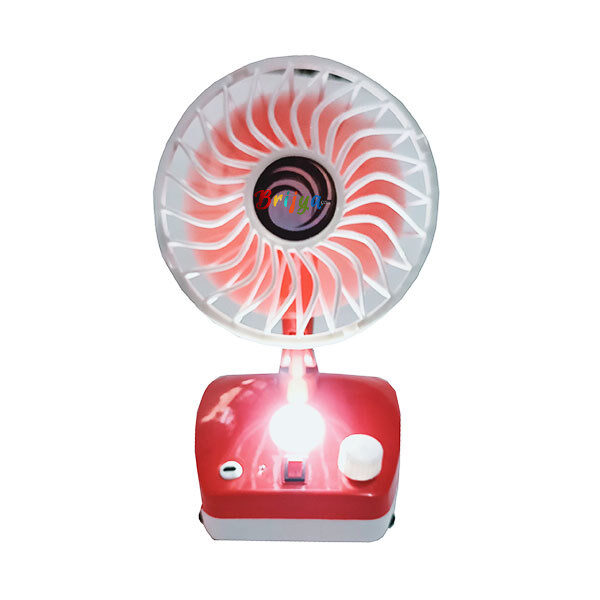GA14-Rw Summer Red White Fan For Your Bal Gopal