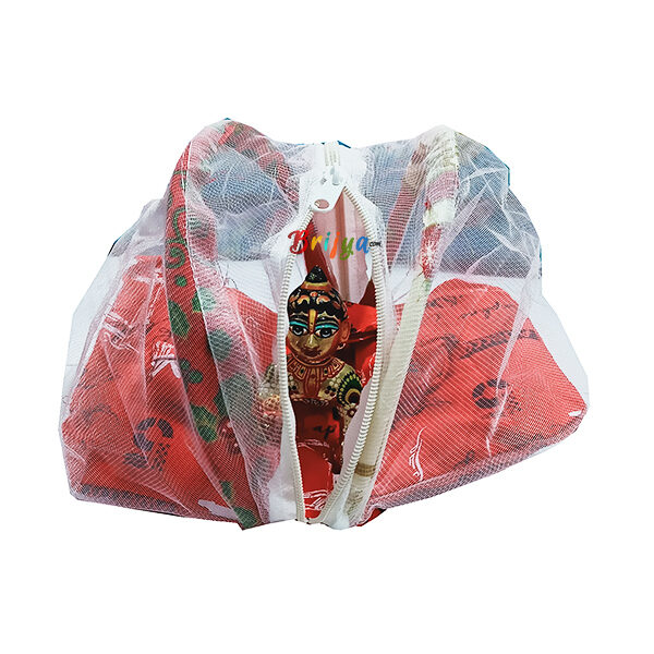 GA7-R Red Mosquito net bed For Laddu Gopal Ji