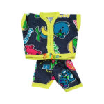 Gray Night Suit For Laddu Gopal Ji (3-6 No)