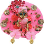 GDD10-P Baby Pink Golden Work Janmashtami Special Dress for Bal Gopal Ji