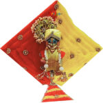 GDD7-Ry Designer Red Yellows kite Style Bal Gopal Poshak