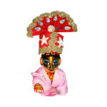 Golden Lace beads Red Ladoo Gopal Pugree
