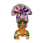 Blue Pink Multi Combination Beads Gopal Pugree