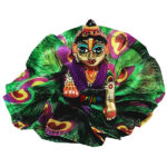FD5-Pu Beautiful Morpankh Design Purple Gown For Laddu Gopal Ji