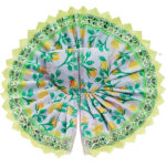 GD52-Y Beautiful Yellow Printed cotton Dress For Laddu Gopal Ji