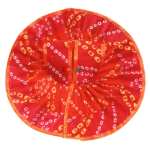 GD54-O Orange Jaipuri Cotton Laddu Gopalji Dress