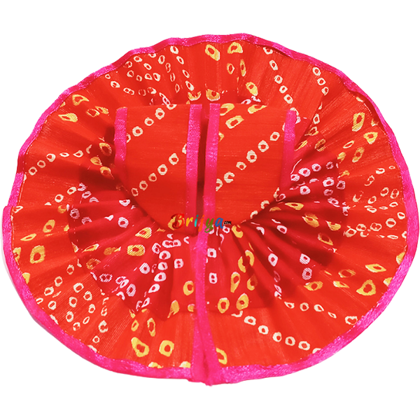 GD54-P Pink Jaipuri Cotton Laddu Gopalji Dress