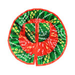 Red Jaipuri Cotton Laddu Gopalji Dress