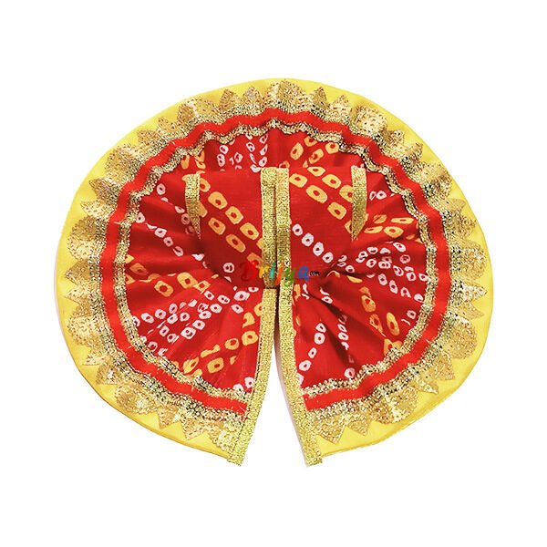 GD56-R Heavy Lace Red Jaipuri Cotton Poshak