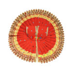 GD59-R Heavy Lace Red Sitara Work Bal Gopal Ji Poshak