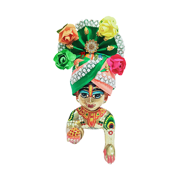 GP15-G Beautiful Green Flower Stone pugree