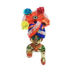 GP15-O Beautiful Orange Flower Stone pugree