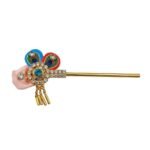 Beautiful Morpankh With Swastik Desgin For Bal Gopal Bansuri