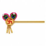 Beautiful Morpankh With Swastik Desgin For Bal Gopal Bansuri