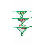 GIW12-Mu Multi Green Print Napi set For Bal Gopal Ji (No- 2 to 6)