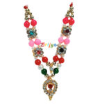 GM23-Mu Multi pearl Stone Mala for kanha Ji